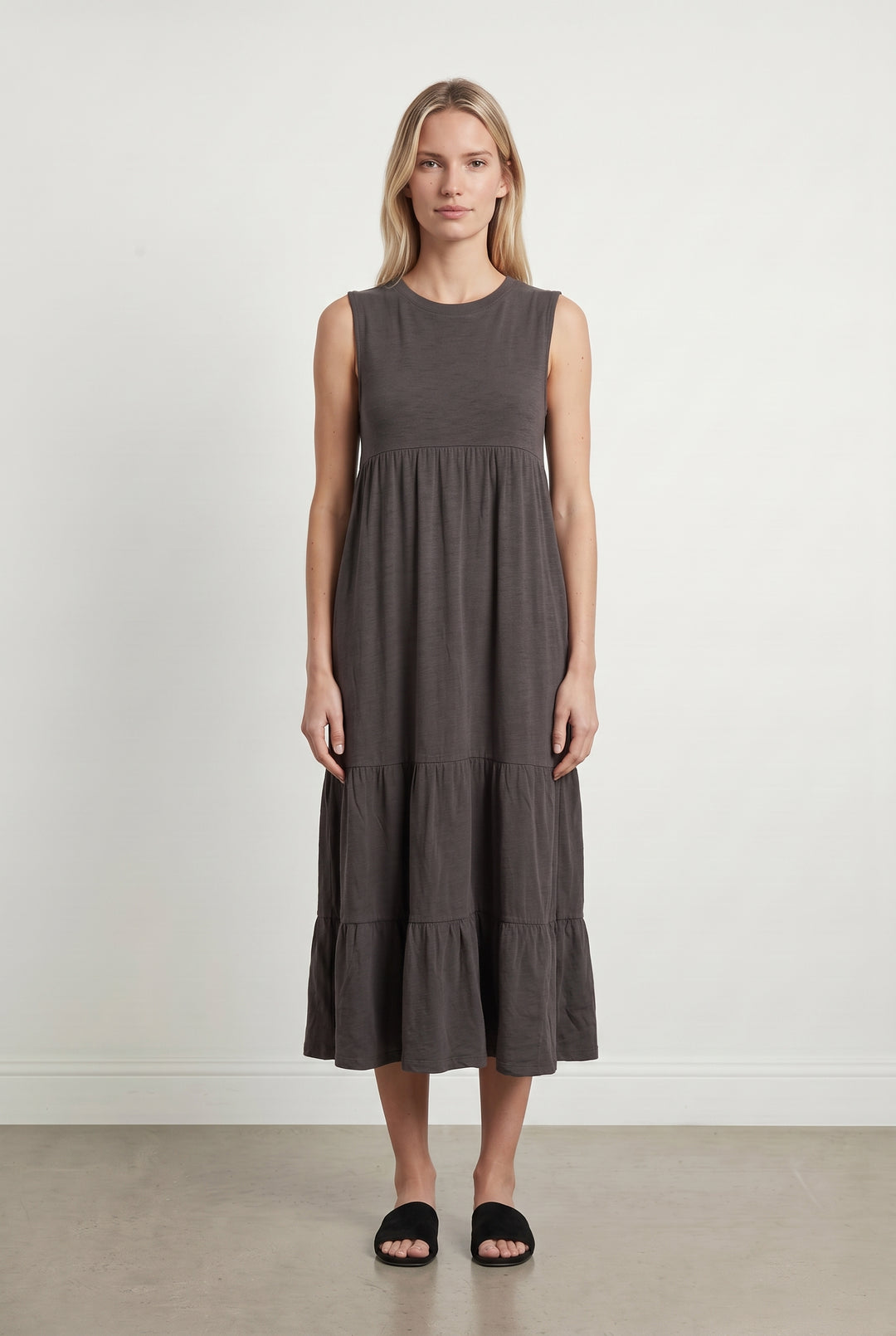 Robe Longue Grise - Taille XS/34 de la marque Léon &amp; Harper | PARAD113448 - Vendu par Paradigme - Image 1