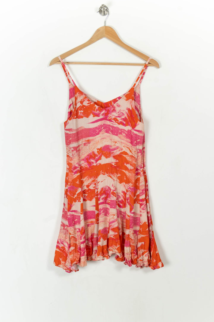 Robe Courte Rouge et Rose - Taille XS/34 de la marque Modetrotter | PARAD113451 - Vendu par Paradigme - Image 5