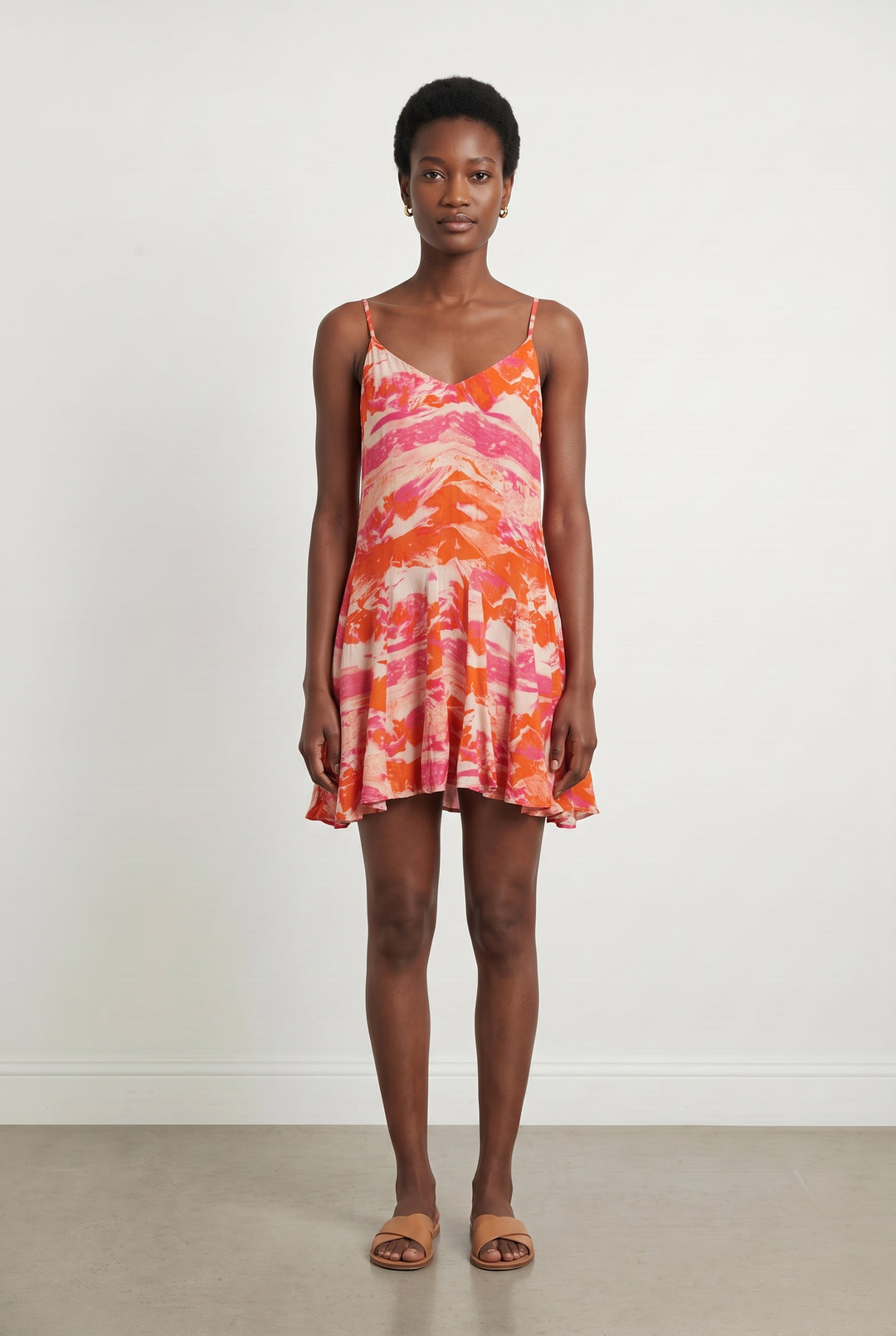Robe Courte Rouge et Rose - Taille XS/34 de la marque Modetrotter | PARAD113451 - Vendu par Paradigme - Image 1