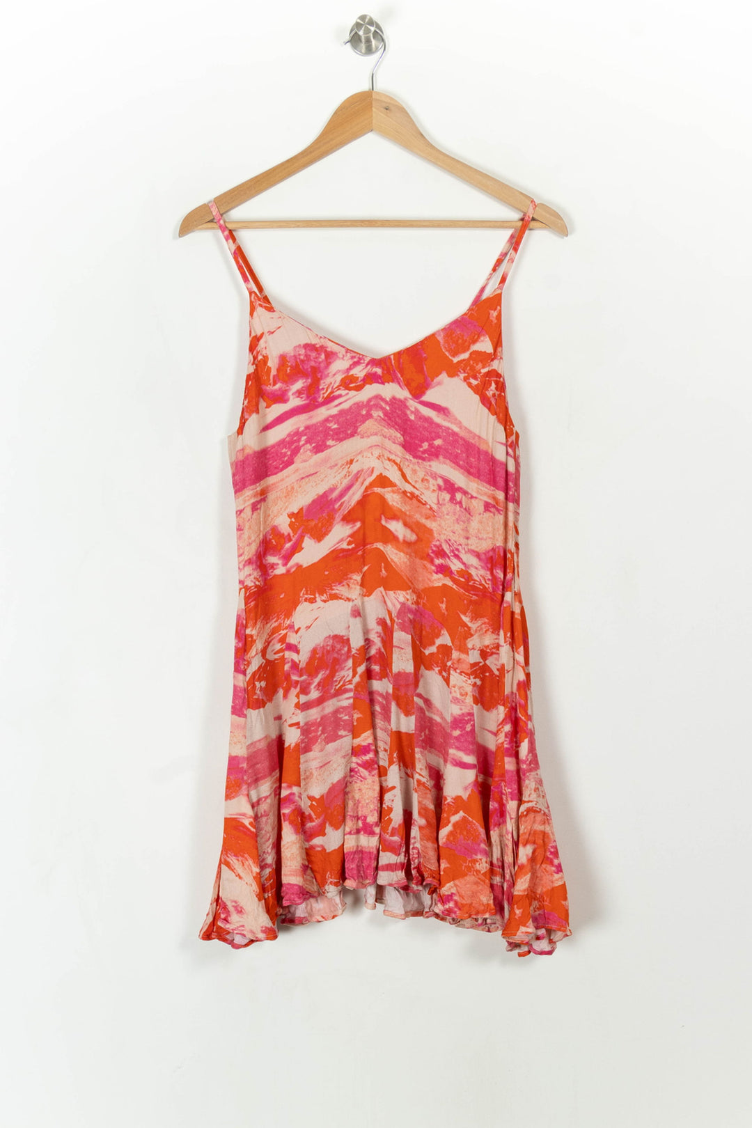 Robe Courte Rouge et Rose - Taille XS/34 de la marque Modetrotter | PARAD113451 - Vendu par Paradigme - Image 2