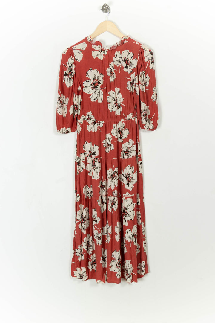 Robe Midi Rouge et Blanche - Taille XS/34 de la marque ba&amp;sh | PARAD113453 - Vendu par Paradigme - Image 5