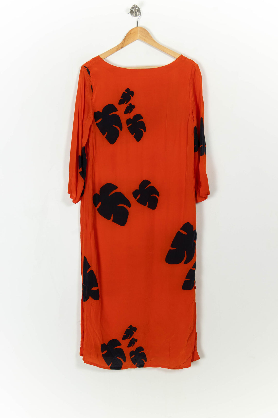 Robe Longue Orange et Noire - Taille S/36 de la marque Modetrotter | PARAD113455 - Vendu par Paradigme - Image 5