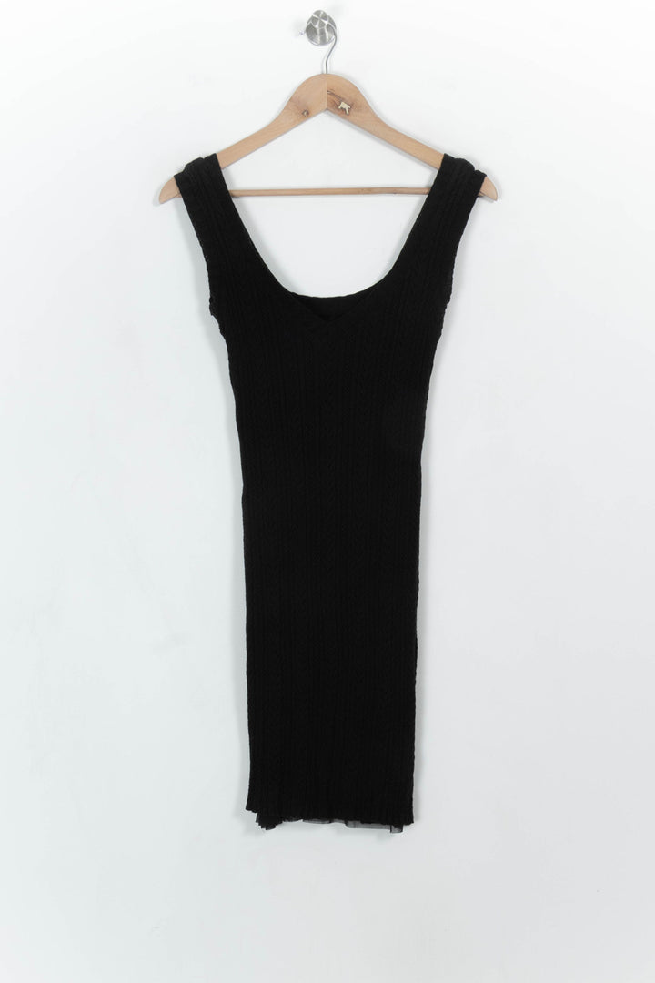 Robe Midi Noire - Taille M/38 de la marque Paul &amp; Joe | PARAD113458 - Vendu par Paradigme - Image 5