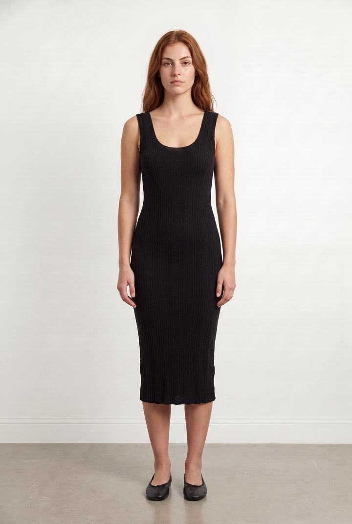 Robe Midi Noire - Taille M/38 de la marque Paul &amp; Joe | PARAD113458 - Vendu par Paradigme - Image 1