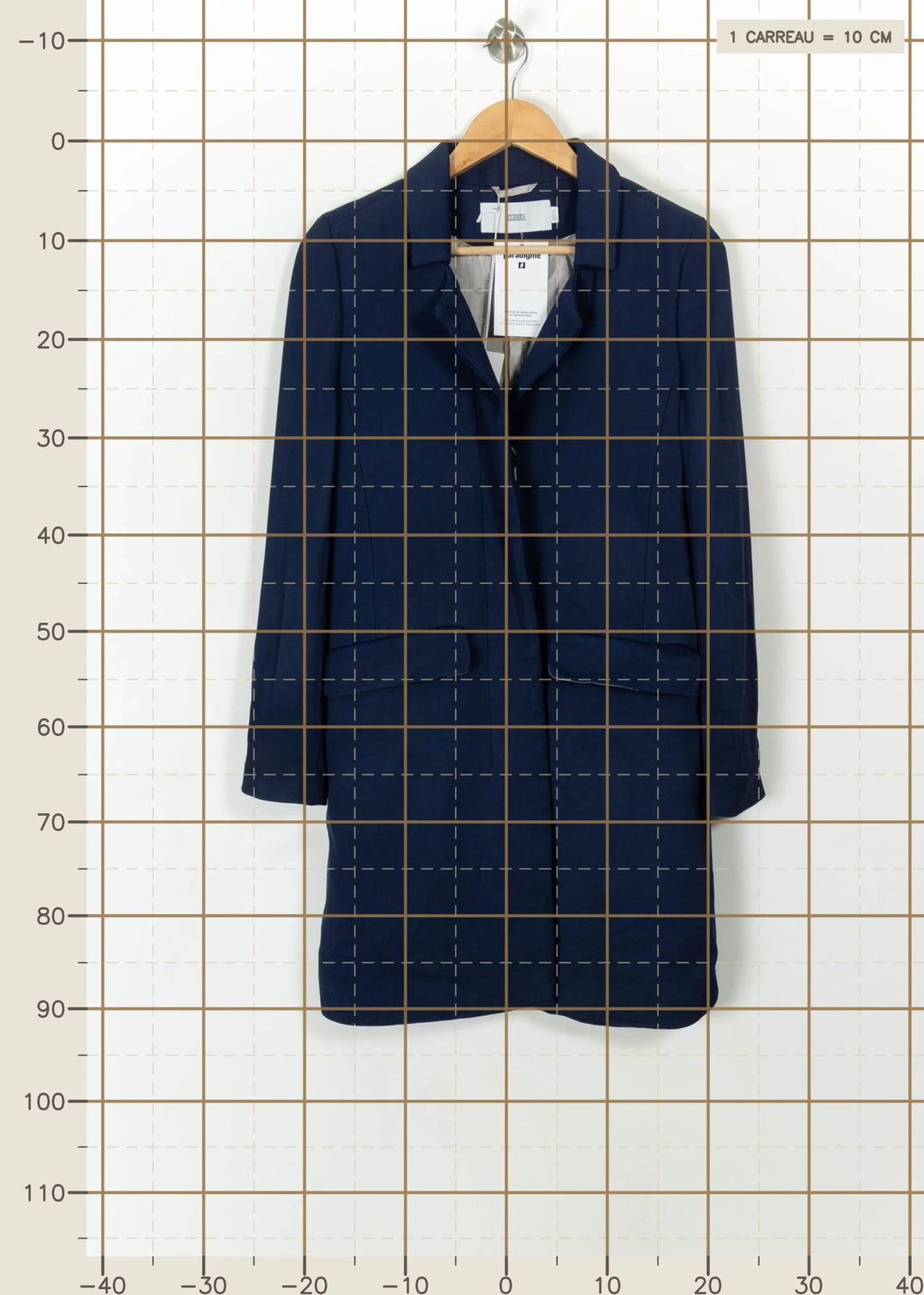 Manteau Bleu - Taille XS/34 de la marque Closed | PARAD113459 - Vendu par Paradigme - Image 4