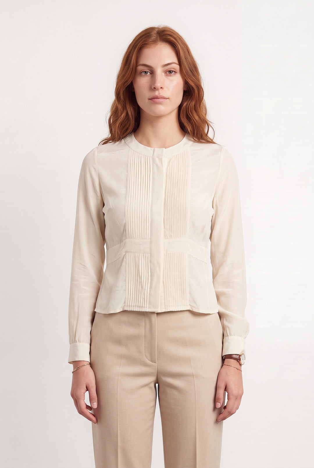 Blouse Beige - Taille S/36 de la marque Maison 123 | PARAD113466 - Vendu par Paradigme - Image 1