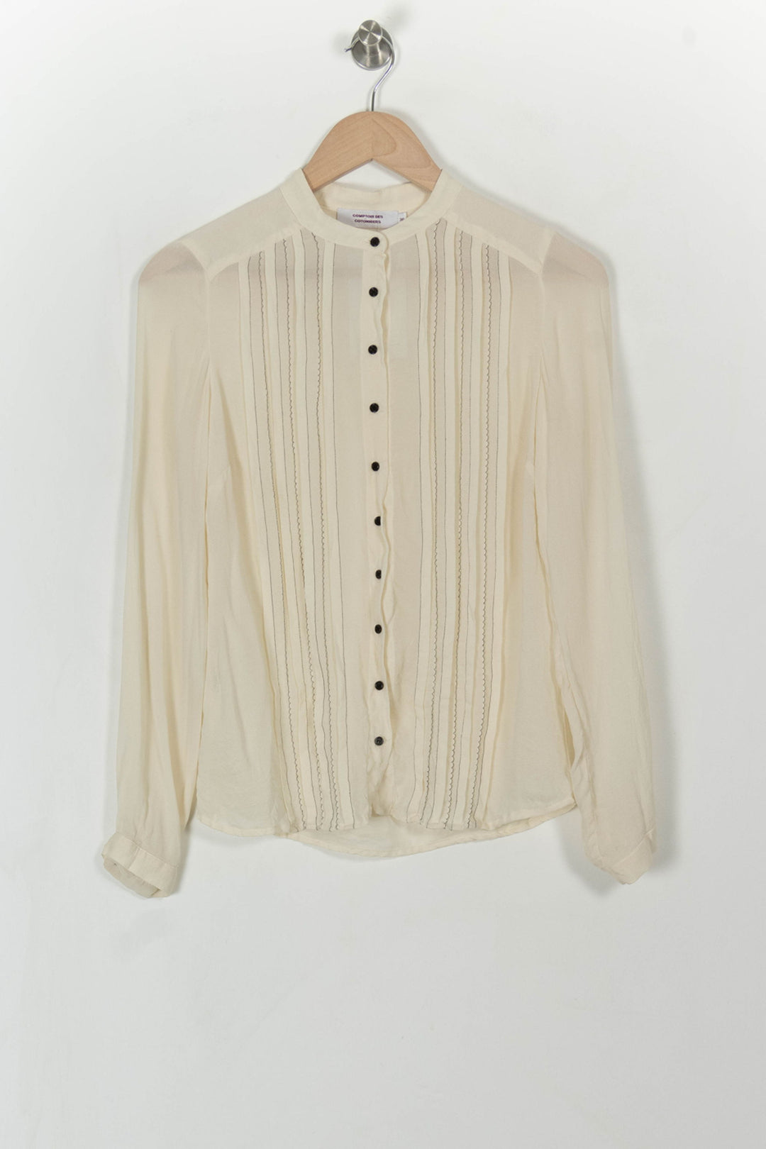 Blouse Beige - Taille S/36 de la marque Comptoir des Cotonniers | PARAD113467 - Vendu par Paradigme - Image 2