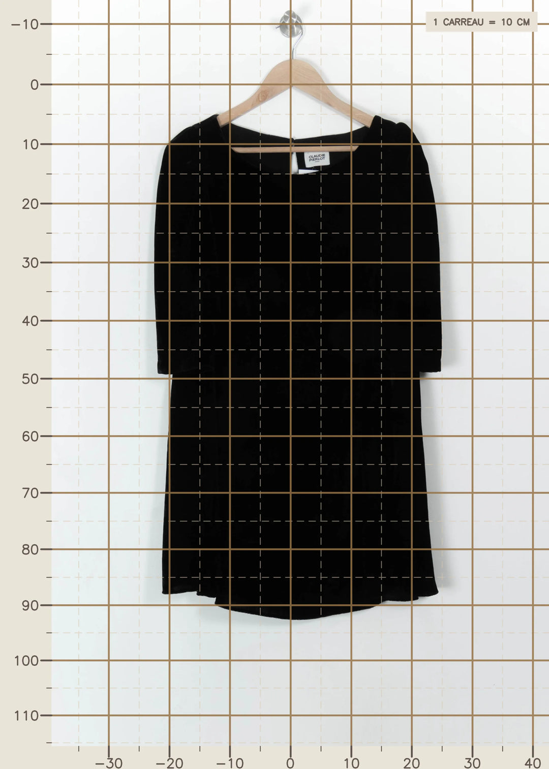 Robe Midi Noire - Taille XS/34 de la marque Claudie Pierlot | PARAD113469 - Vendu par Paradigme - Image 4