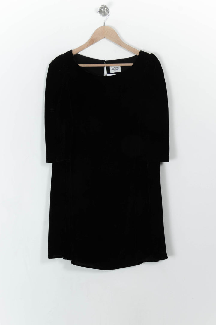 Robe Midi Noire - Taille XS/34 de la marque Claudie Pierlot | PARAD113469 - Vendu par Paradigme - Image 2
