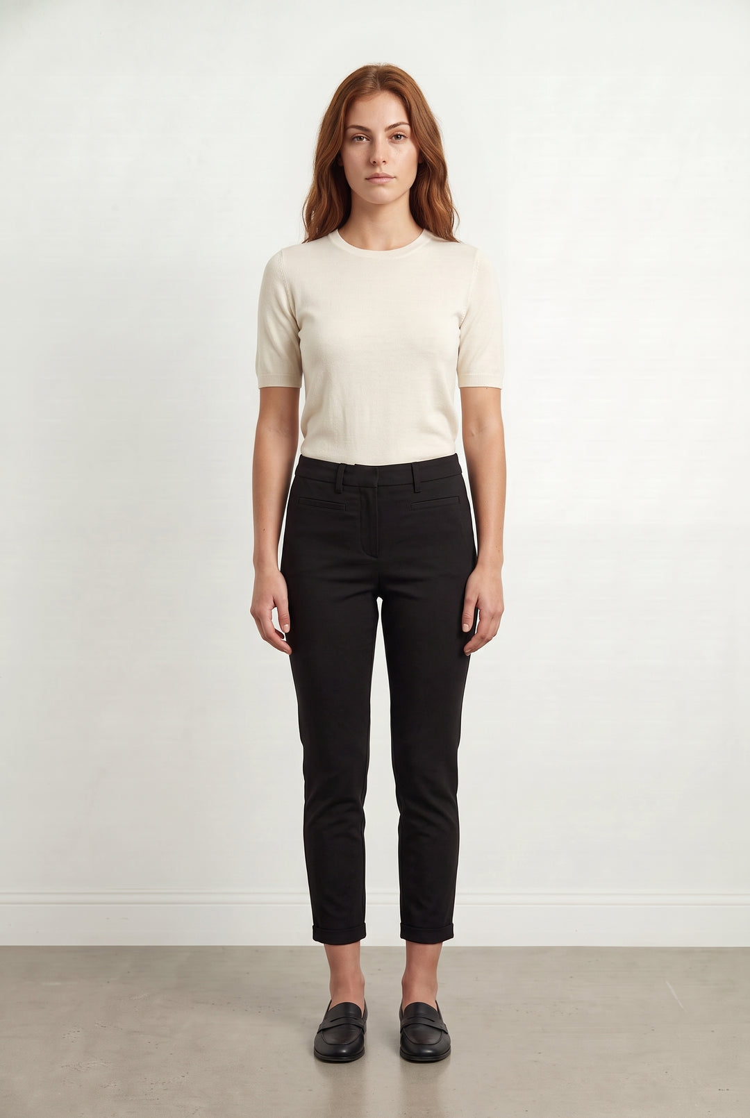 Pantalon Noir - Taille S/36 de la marque Caroll | PARAD113470 - Vendu par Paradigme - Image 1