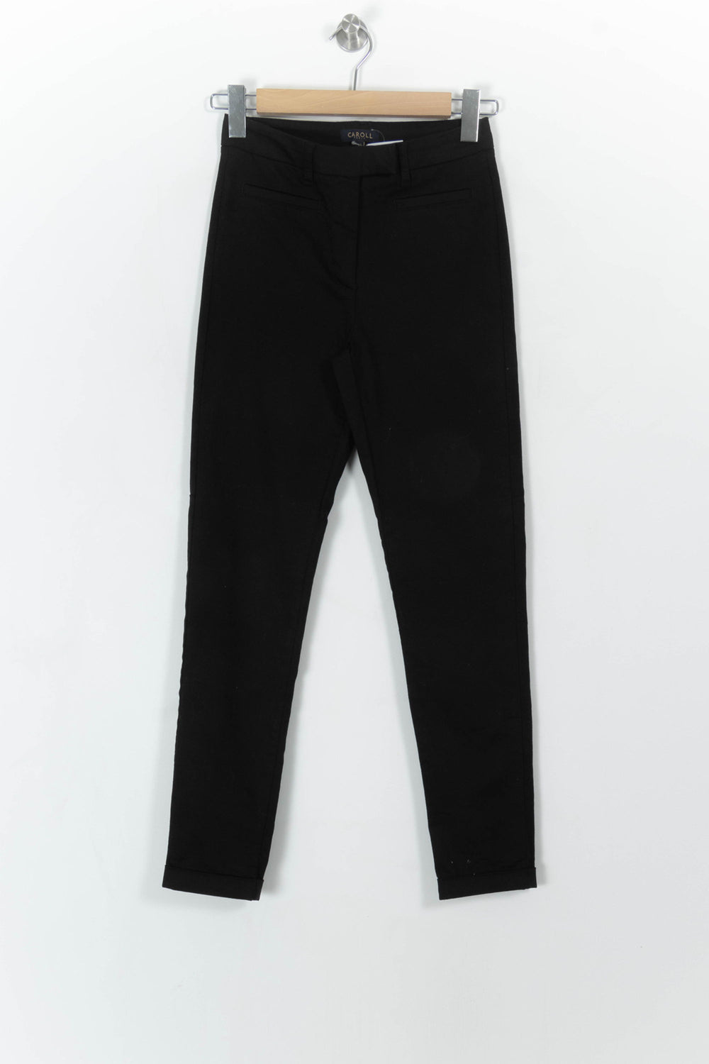 Pantalon Noir - Taille S/36 de la marque Caroll | PARAD113470 - Vendu par Paradigme - Image 2