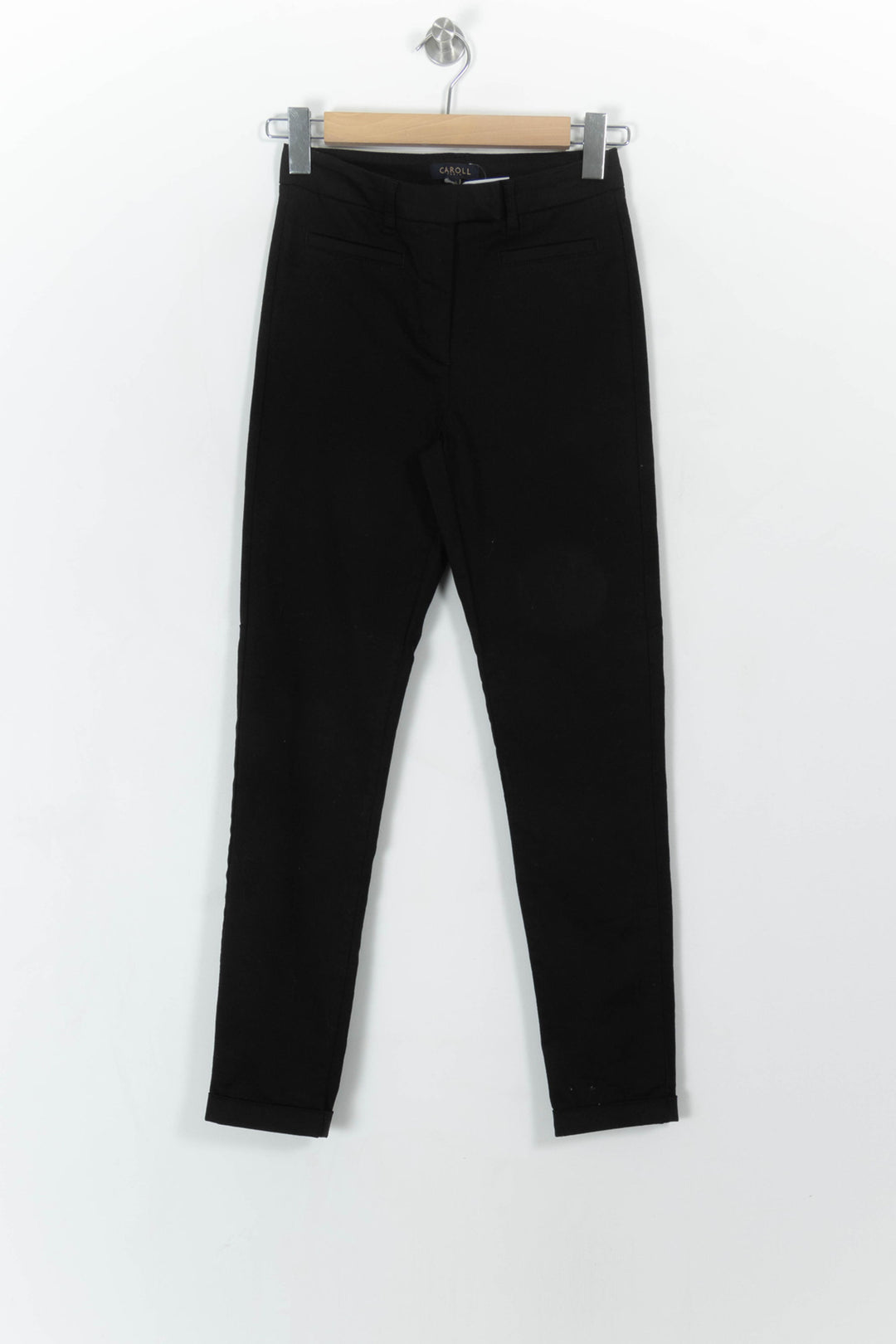Pantalon Noir - Taille S/36 de la marque Caroll | PARAD113470 - Vendu par Paradigme - Image 2