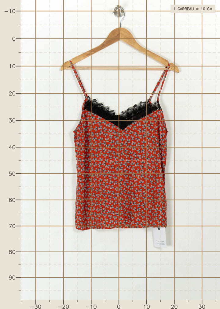 Caraco Rouge et Noir - Taille M/38 de la marque I.Code | PARAD113480 - Vendu par Paradigme - Image 4