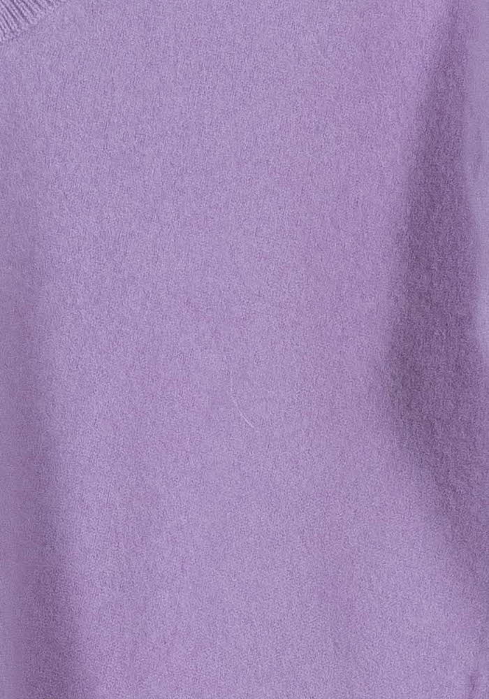 Pull Col V Violet et Beige - Taille L/40 de la marque From Future | PARAD113481 - Vendu par Paradigme - Image 3