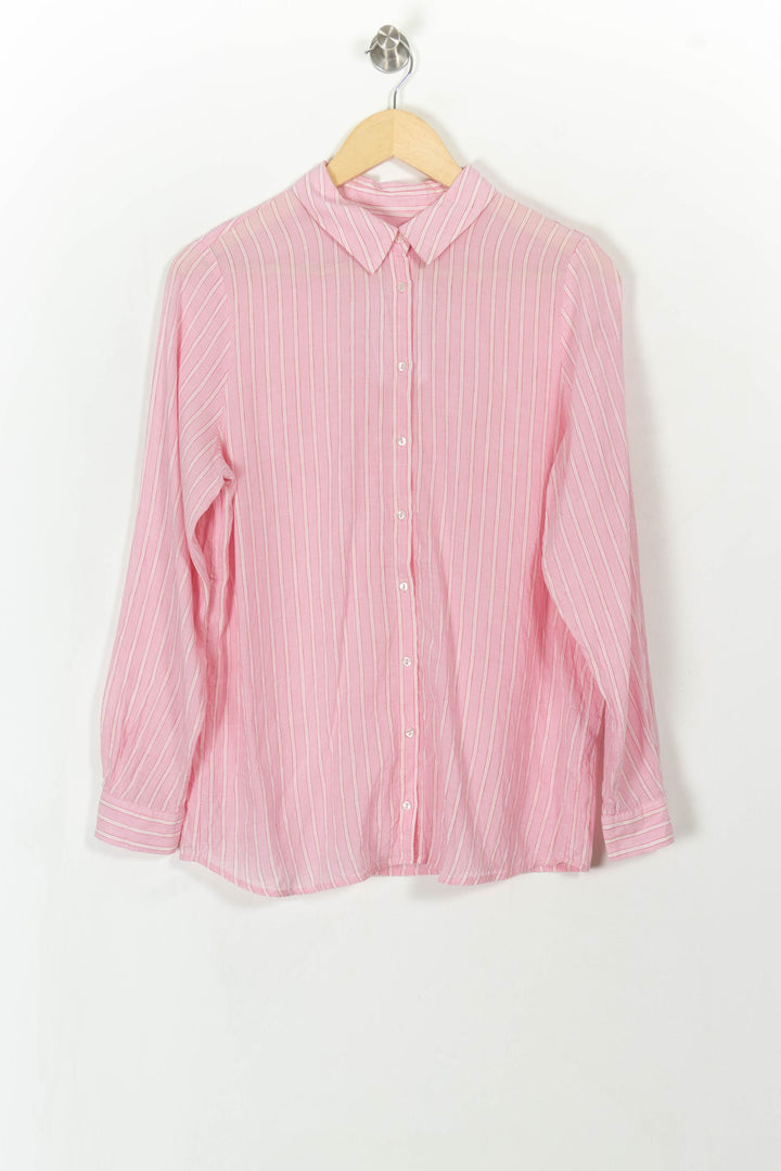 Chemise Rayée Rose et Blanche - Taille M/38 de la marque Maison 123 | PARAD113482 - Vendu par Paradigme - Image 2