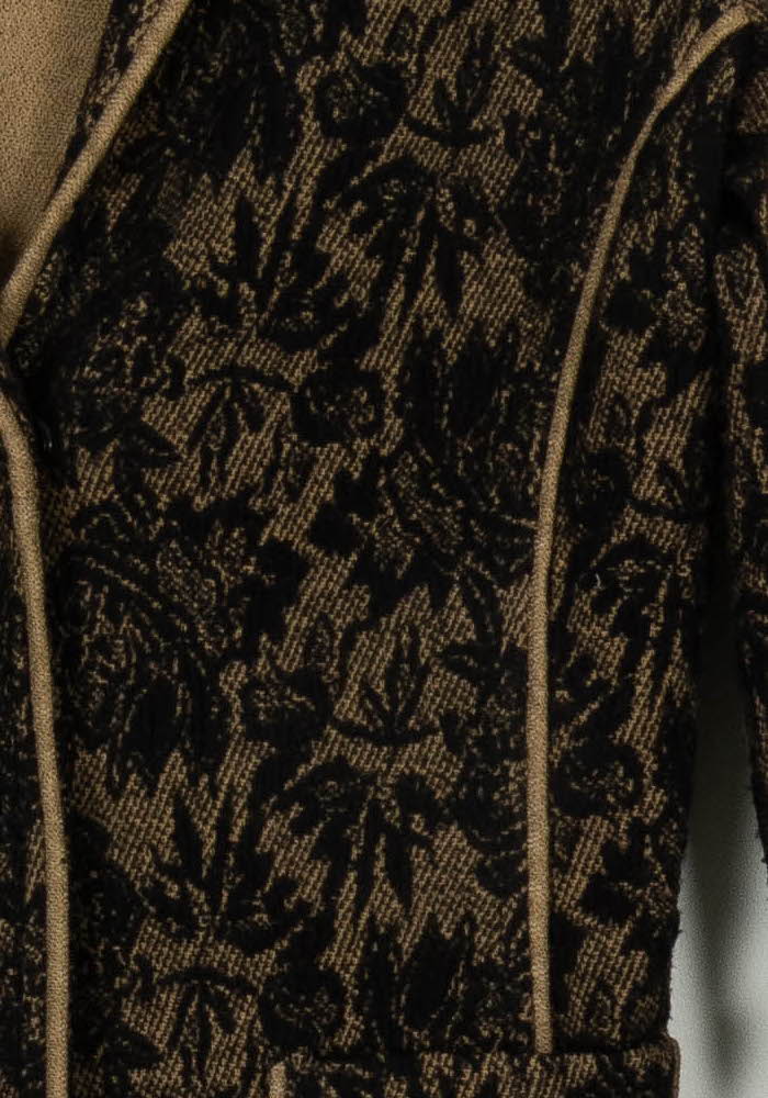 Blazer Noir et Marron - Taille M/38 de la marque La Fée Maraboutée | PARAD113483 - Vendu par Paradigme - Image 3