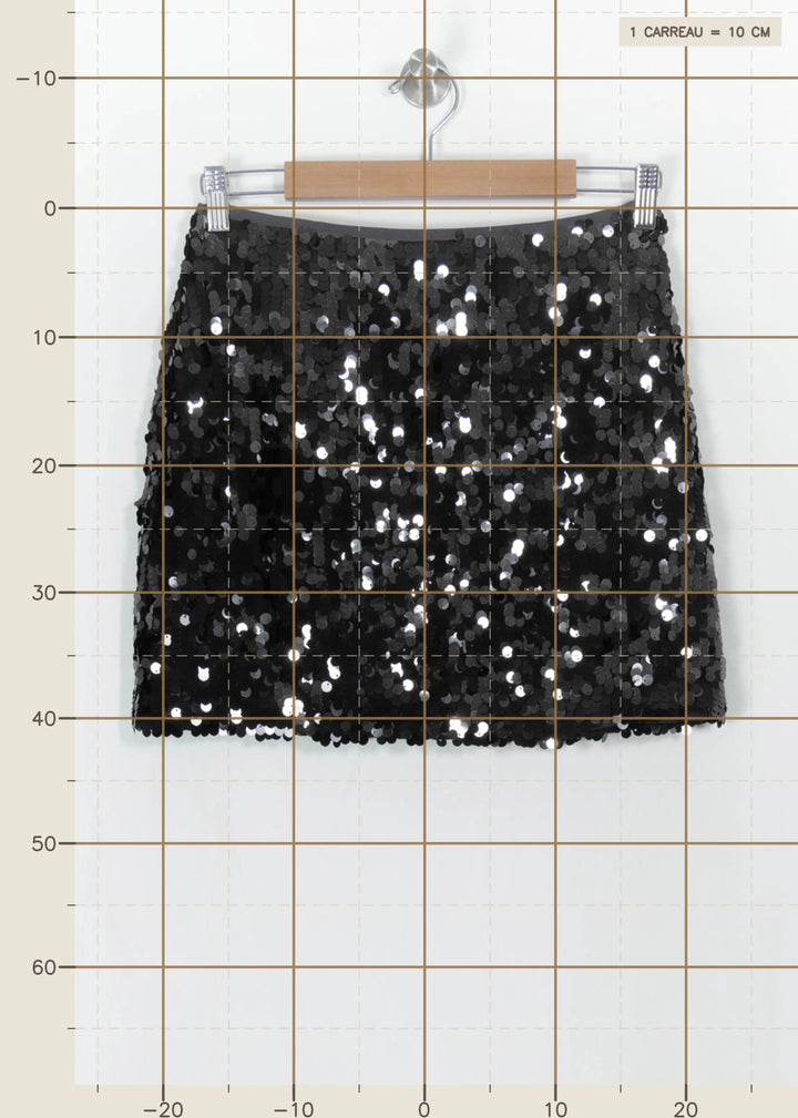 Jupe Courte Noire - Taille M/38 de la marque Soeur | PARAD113484 - Vendu par Paradigme - Image 4