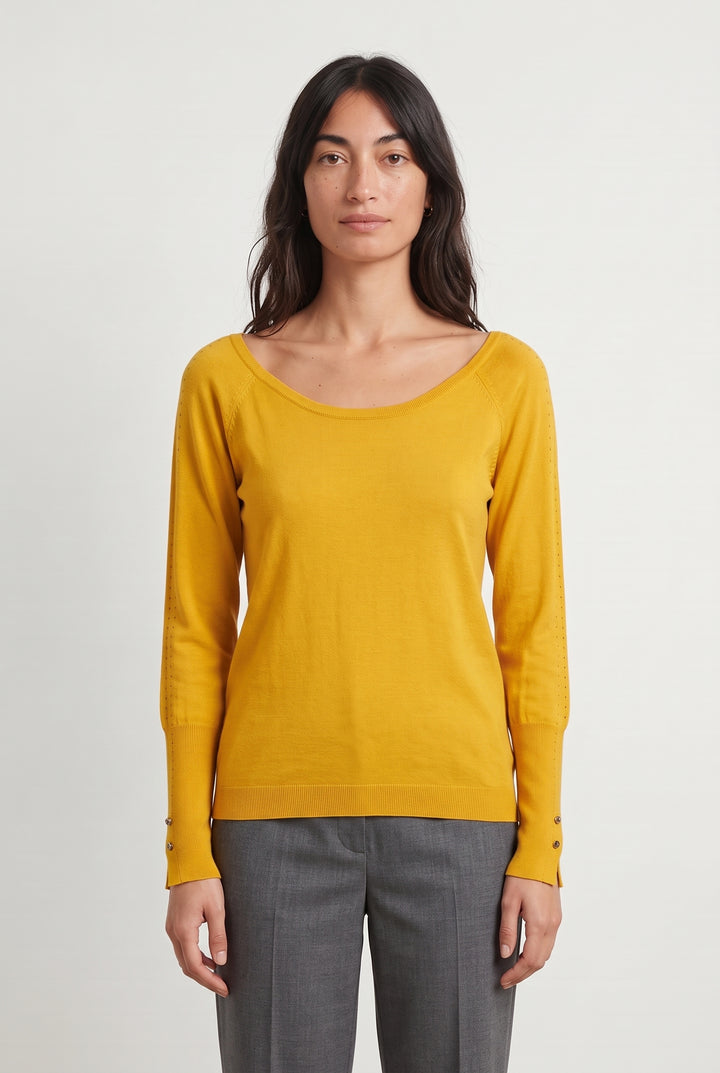 Pull Jaune - Taille M/38 de la marque Liu Jo | PARAD113490 - Vendu par Paradigme - Image 1