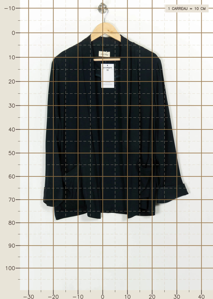 Veste Bleue - Taille L/40 de la marque American Vintage | PARAD113491 - Vendu par Paradigme - Image 4