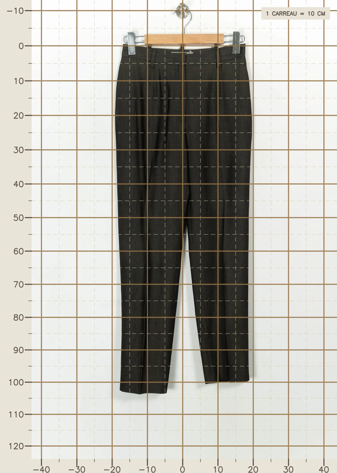 Pantalon Vert - Taille M/38 de la marque Max Mara | PARAD113493 - Vendu par Paradigme - Image 4