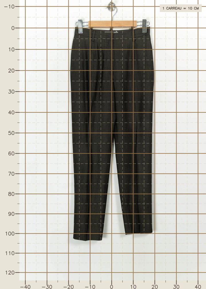 Pantalon Vert - Taille M/38 de la marque Max Mara | PARAD113493 - Vendu par Paradigme - Image 4