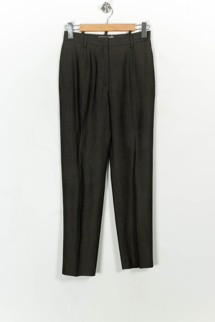 Pantalon Vert - Taille M/38 de la marque Max Mara | PARAD113493 - Vendu par Paradigme - Image 2