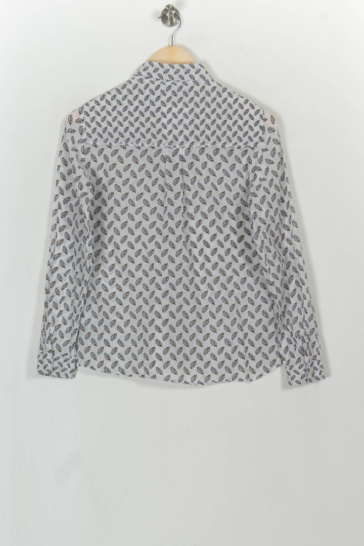 Chemise Imprimée Blanche et Noire - Taille S/36 de la marque Caroll | PARAD113495 - Vendu par Paradigme - Image 5