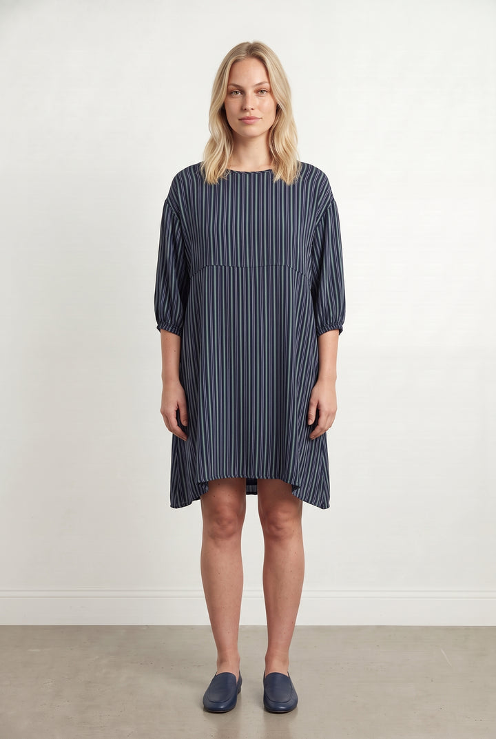 Robe Midi Bleu et Vert - Taille L/40 de la marque American Vintage | PARAD113496 - Vendu par Paradigme - Image 1