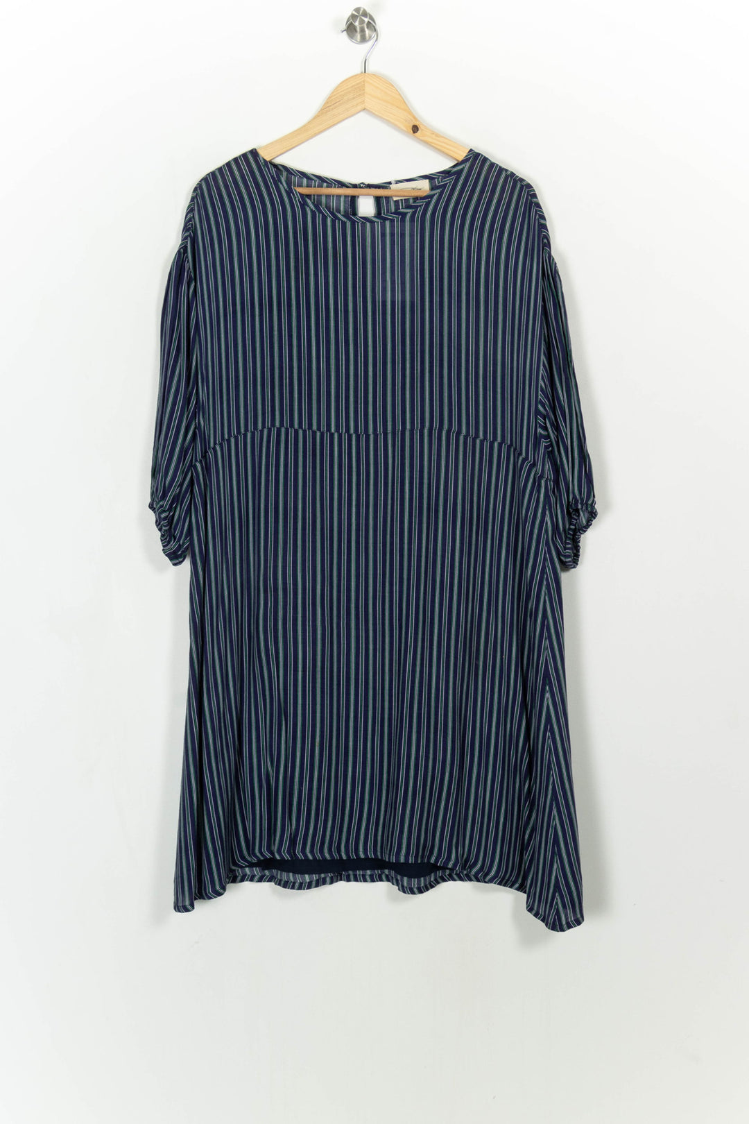 Robe Midi Bleu et Vert - Taille L/40 de la marque American Vintage | PARAD113496 - Vendu par Paradigme - Image 2