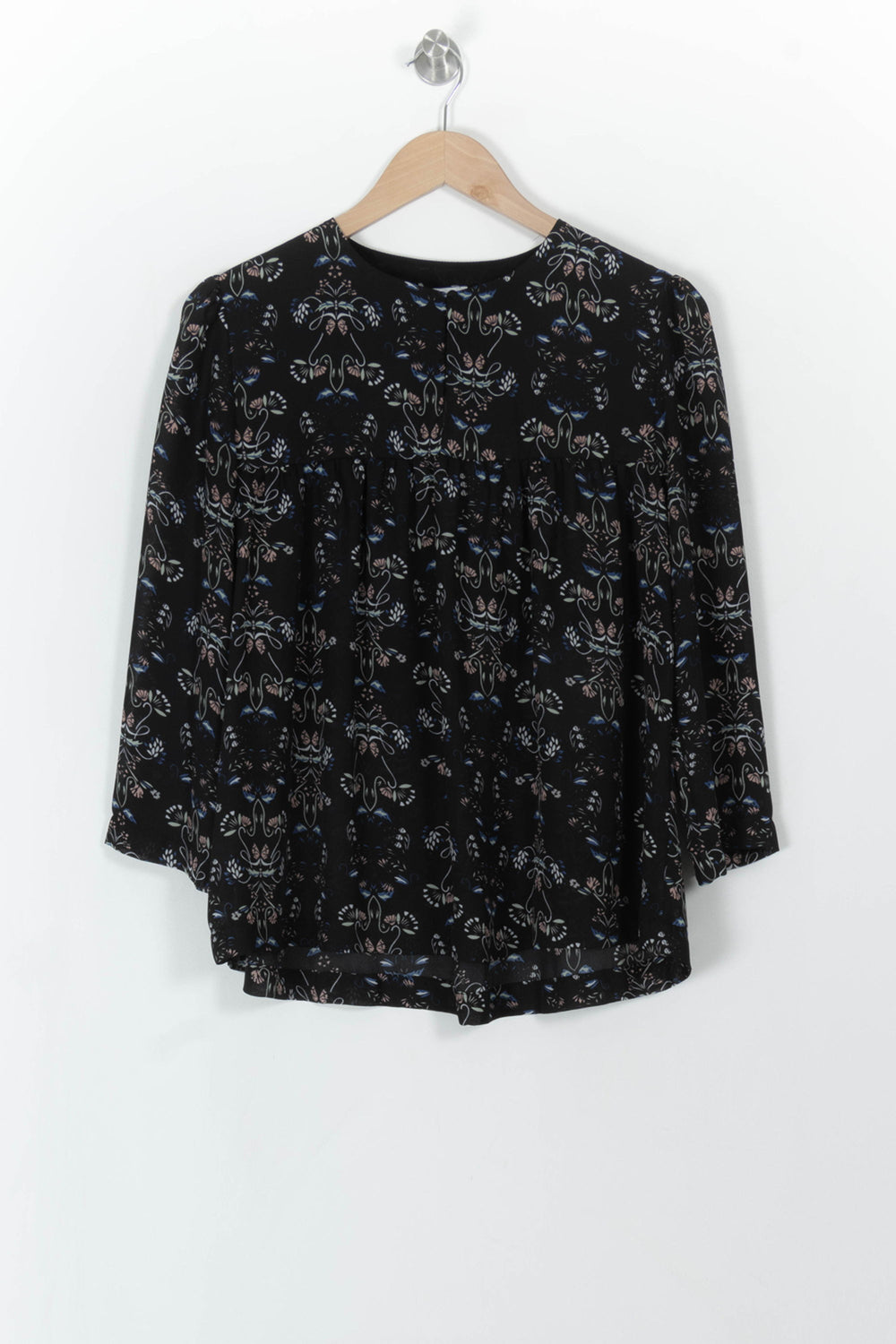 Blouse Noire et Bleue - Taille L/40 de la marque Suncoo | PARAD113499 - Vendu par Paradigme - Image 2