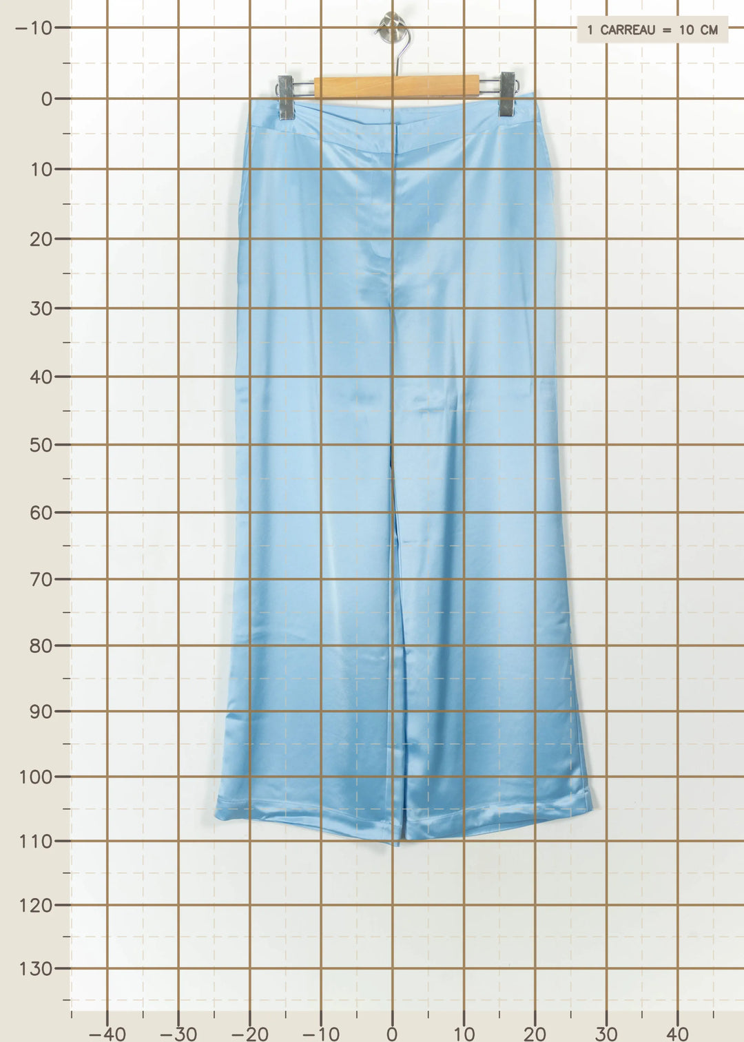 Pantalon Large Bleu Clair - Taille XL/42 de la marque From Future | PARAD113501 - Vendu par Paradigme - Image 4