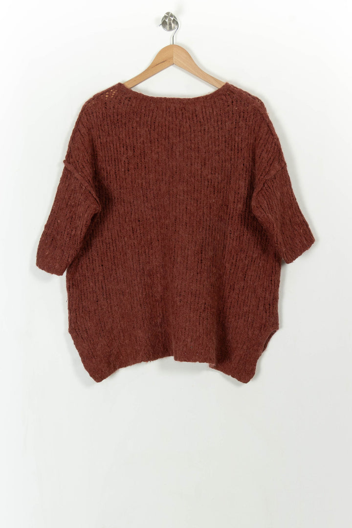 Pull Bordeaux - Taille XS/34 de la marque American Vintage | PARAD113502 - Vendu par Paradigme - Image 5