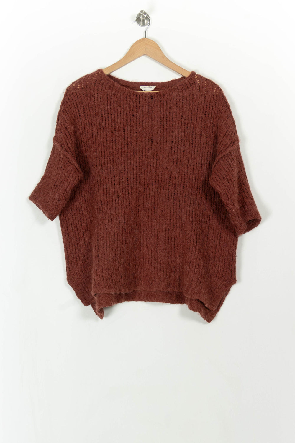 Pull Bordeaux - Taille XS/34 de la marque American Vintage | PARAD113502 - Vendu par Paradigme - Image 2