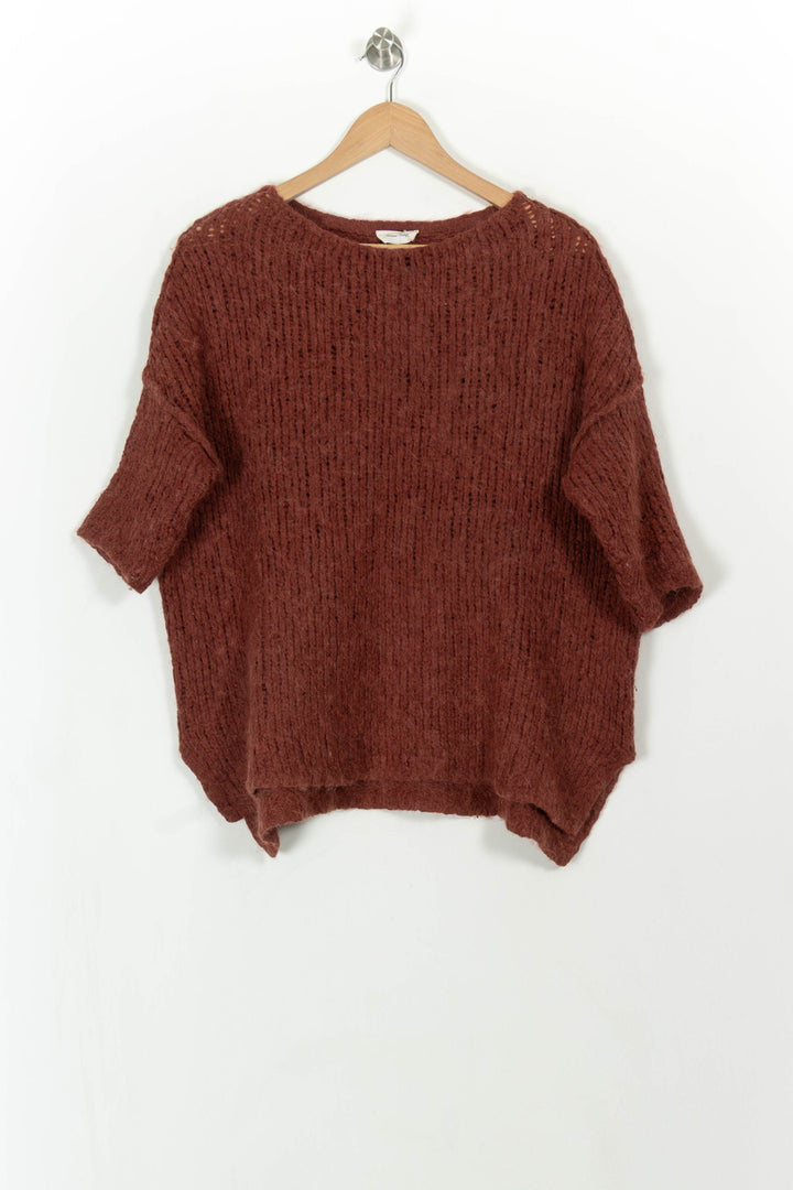 Pull Bordeaux - Taille XS/34 de la marque American Vintage | PARAD113502 - Vendu par Paradigme - Image 2