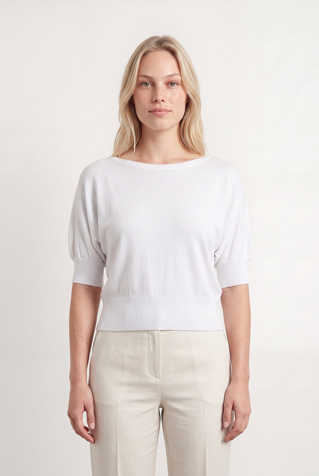 Pull Blanc - Taille L/40 de la marque Caroll | PARAD113505 - Vendu par Paradigme - Image 1