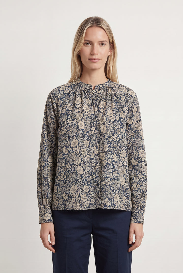 Blouse Bleue et Beige - Taille S/36 de la marque Petite Mendigote | PARAD113508 - Vendu par Paradigme - Image 1