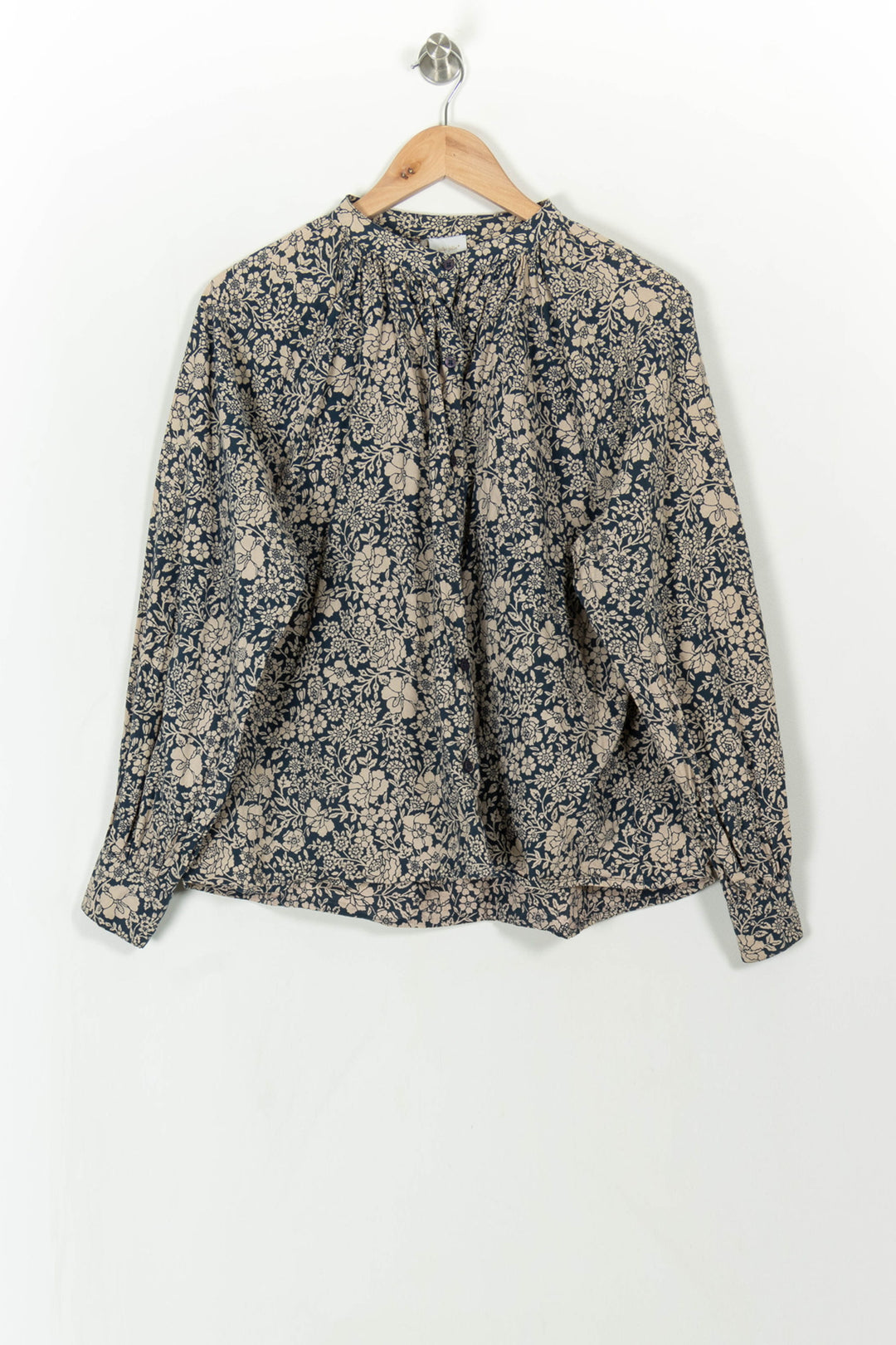 Blouse Bleue et Beige - Taille S/36 de la marque Petite Mendigote | PARAD113508 - Vendu par Paradigme - Image 2