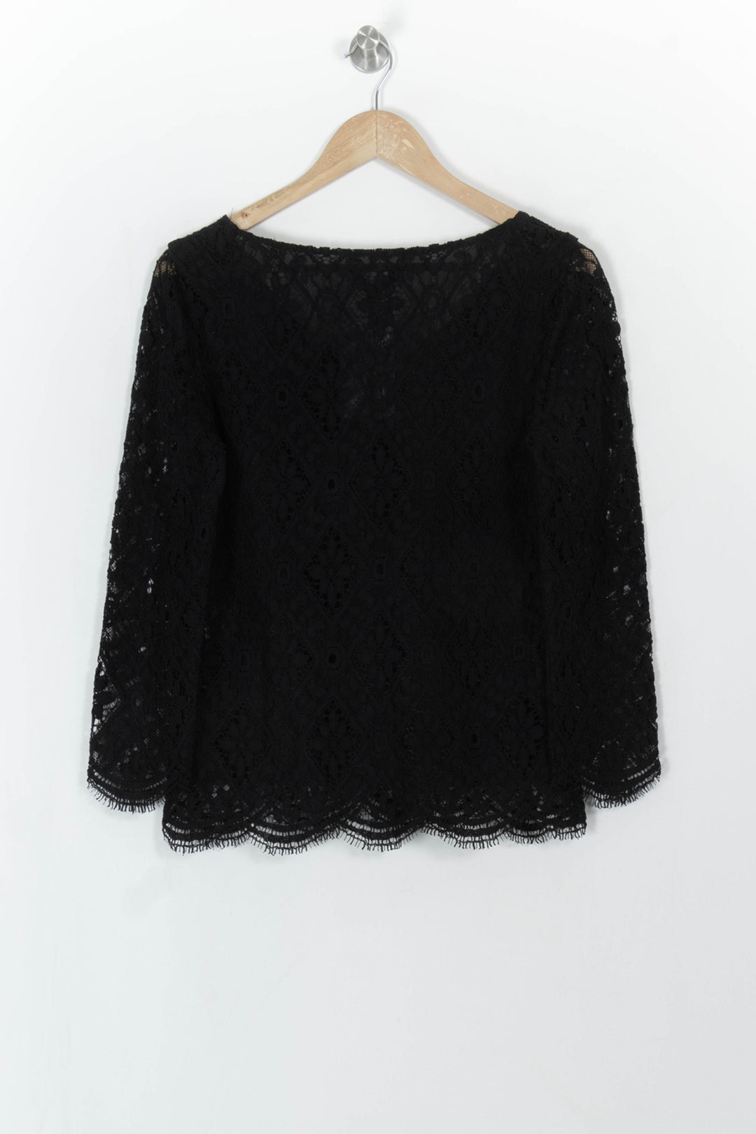 Blouse Noire - Taille M/38 de la marque Caroll | PARAD113510 - Vendu par Paradigme - Image 5