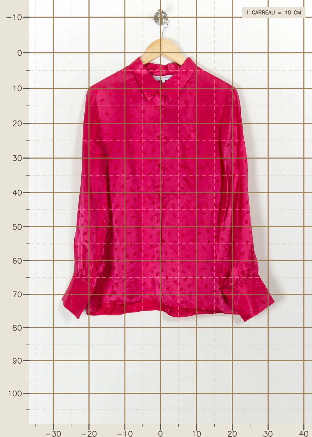 Chemise Rose - Taille XXL/44 de la marque Gerard Darel | PARAD113516 - Vendu par Paradigme - Image 4