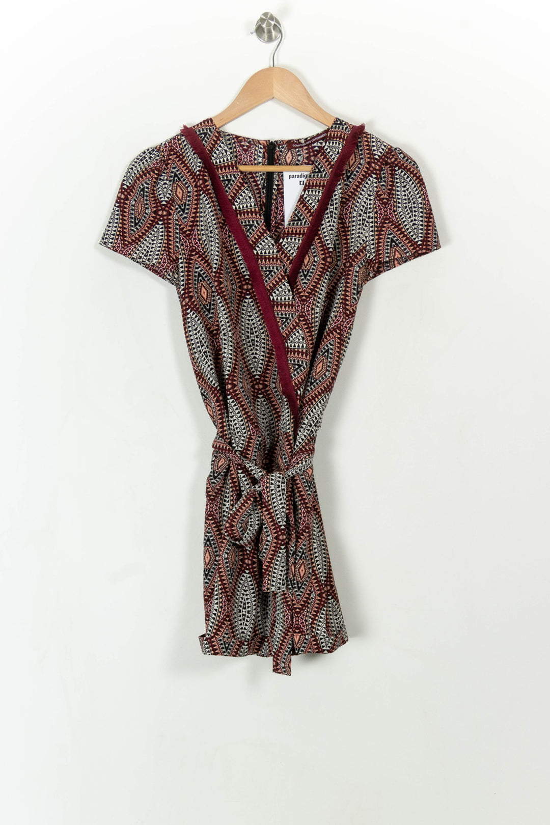 Combishort Bordeaux et Noir - Taille S/36 de la marque Comptoir des Cotonniers | PARAD113519 - Vendu par Paradigme - Image 2