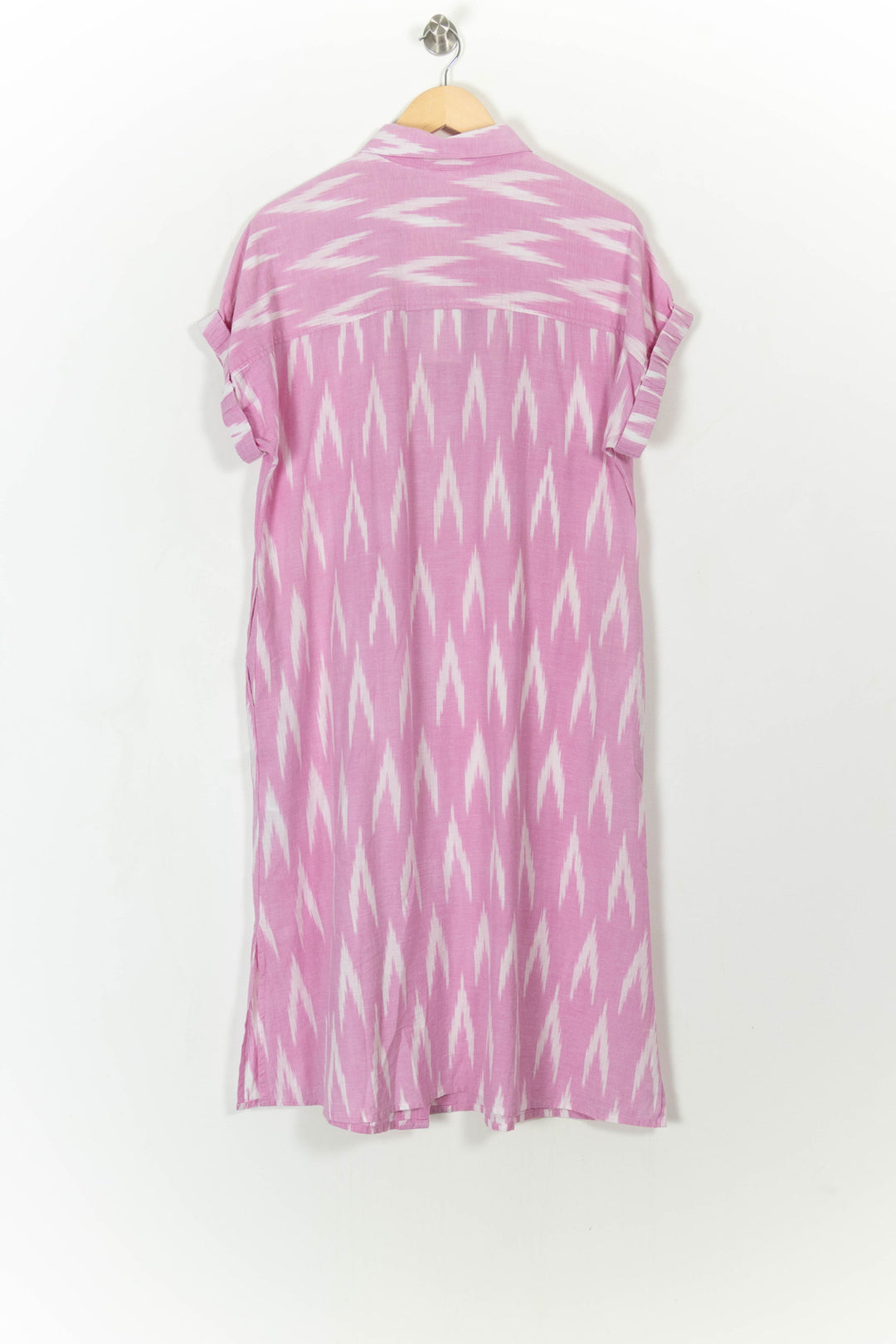 Robe chemise rose et blanche - Taille S/36 de la marque Maison 123 | PARAD113521 - Vendu par Paradigme - Image 5