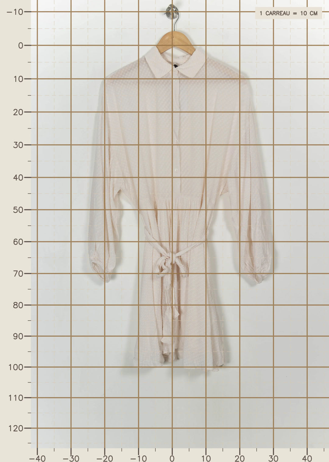 Robe Chemise Rose - Taille L/40 de la marque Maje | PARAD113522 - Vendu par Paradigme - Image 4