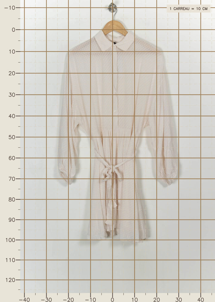 Robe Chemise Rose - Taille L/40 de la marque Maje | PARAD113522 - Vendu par Paradigme - Image 4