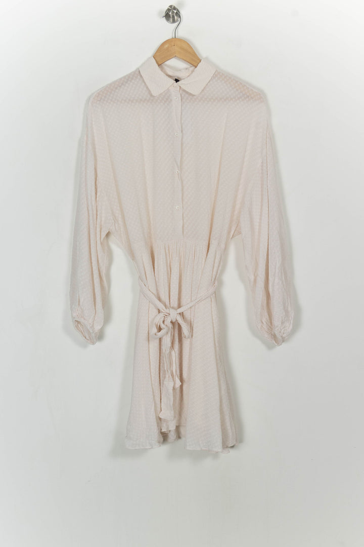Robe Chemise Rose - Taille L/40 de la marque Maje | PARAD113522 - Vendu par Paradigme - Image 2