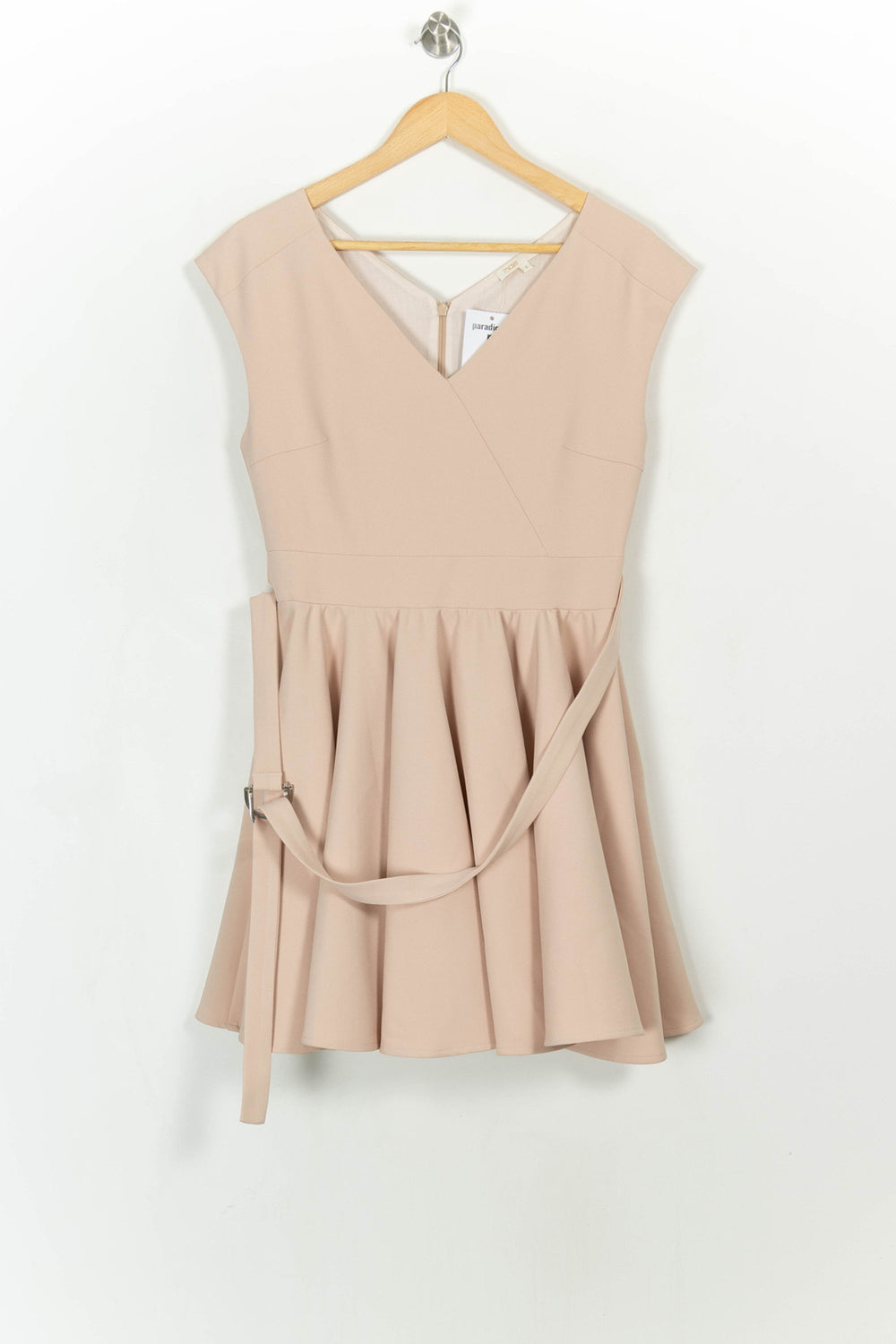 Robe Patineuse Beige - Taille L/40 de la marque Maje | PARAD113523 - Vendu par Paradigme - Image 2