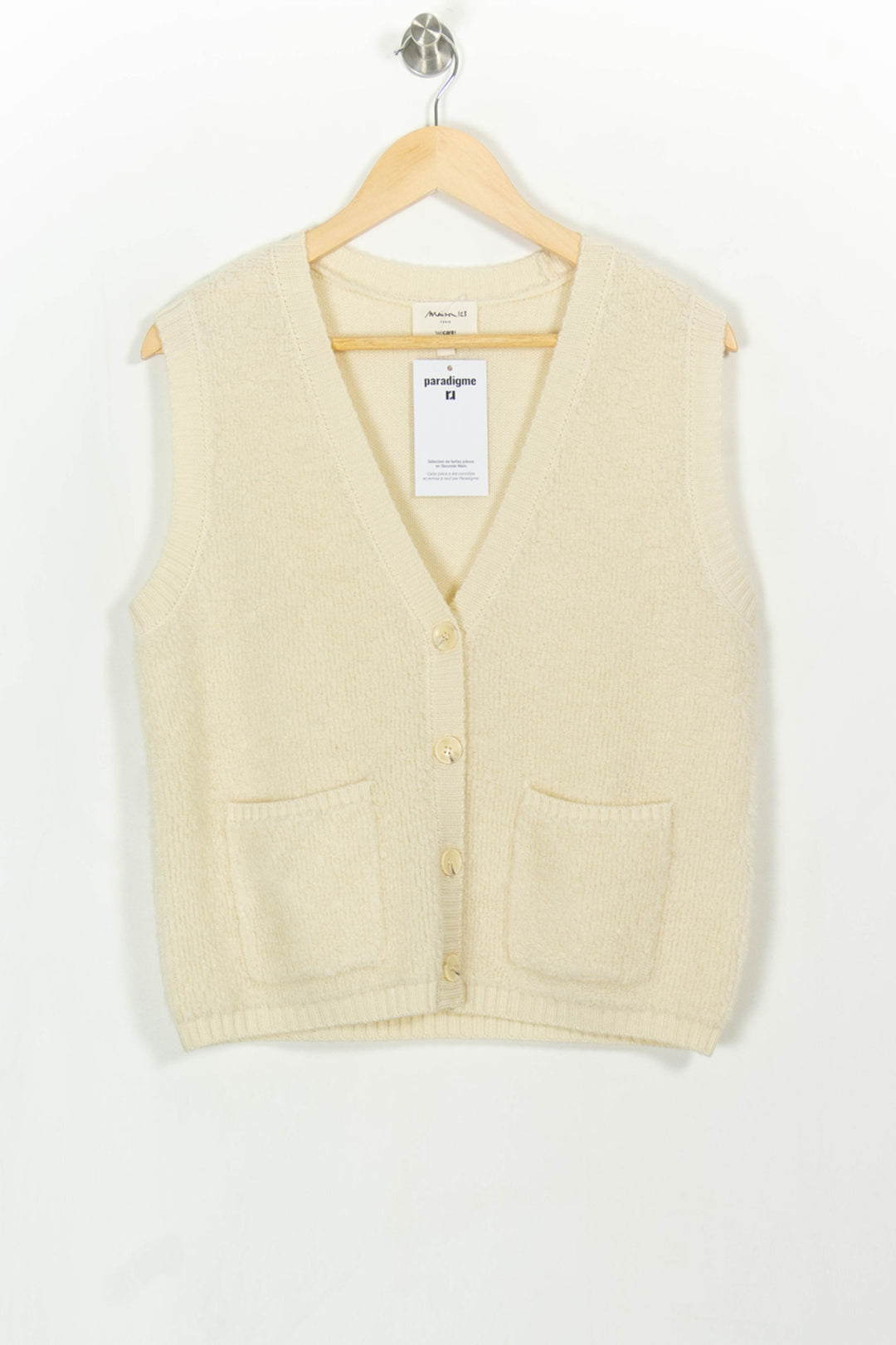Gilet Beige - Taille M/38 de la marque Maison 123 | PARAD113528 - Vendu par Paradigme - Image 2