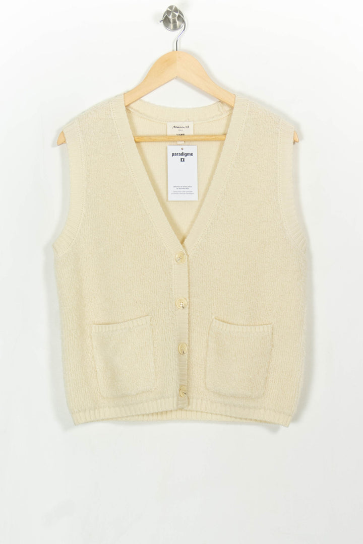 Gilet Beige - Taille M/38 de la marque Maison 123 | PARAD113528 - Vendu par Paradigme - Image 2