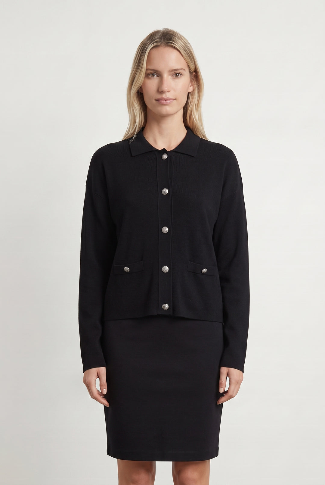 Cardigan Noir - Taille S/36 de la marque IKKS | PARAD113531 - Vendu par Paradigme - Image 1