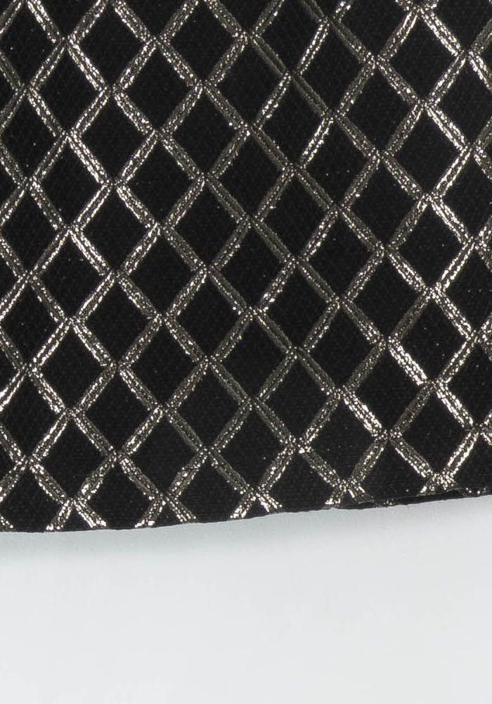 Jupe Courte Noire et Argentée - Taille M/38 de la marque La Petite Etoile | PARAD113532 - Vendu par Paradigme - Image 3