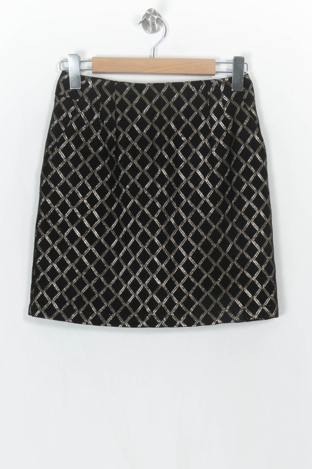 Jupe Courte Noire et Argentée - Taille M/38 de la marque La Petite Etoile | PARAD113532 - Vendu par Paradigme - Image 2